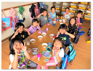 みんなでお昼ご飯